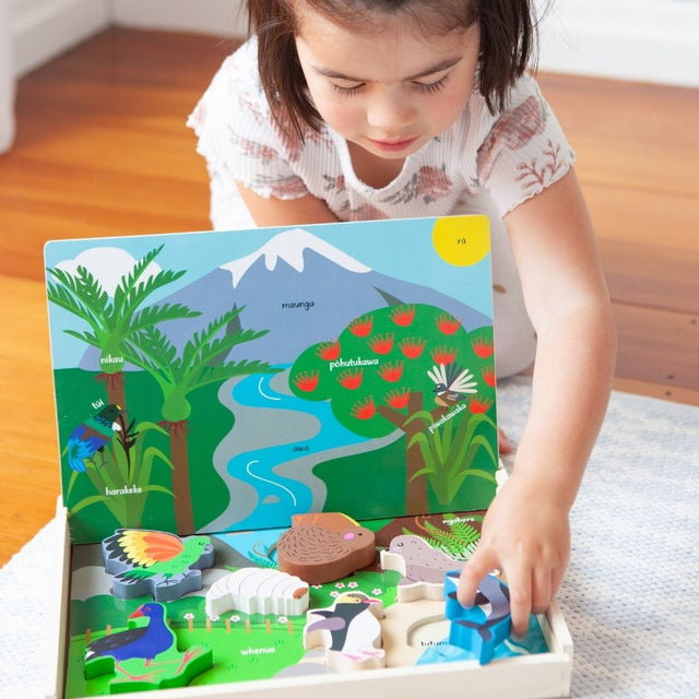 Moana Rd - Moana To Maunga Puzzle Play Set - Funky Gifts NZ