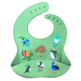 Moana Road - Silicon Bib NZ Birds - Funky Gifts NZ