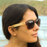 Moana Road Sunglasses 50/50 - Tort w. Bamboo #460 - Funky Gifts NZ