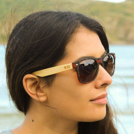 Moana Road Sunglasses 50/50 - Tort w. Bamboo #460 - Funky Gifts NZ