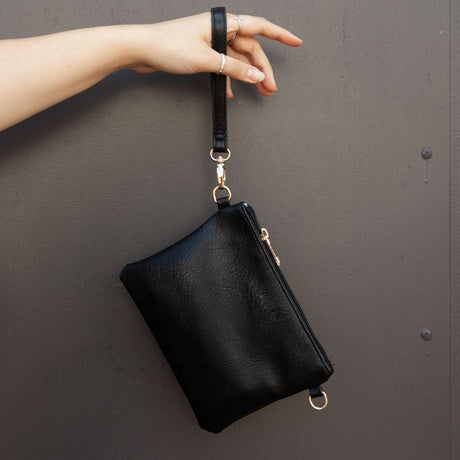 Viaduct Clutch - Black - Funky Gifts NZ