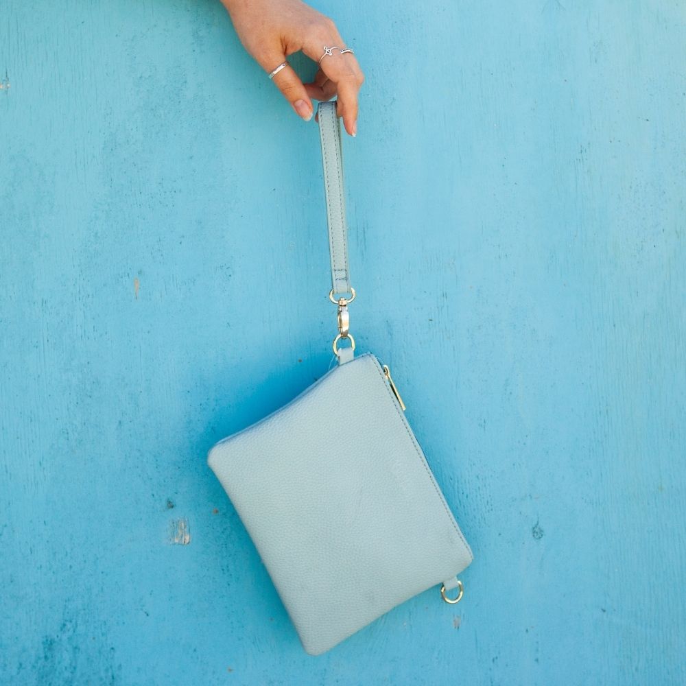 Viaduct Clutch - Blue - Funky Gifts NZ