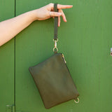 Viaduct Clutch - Olive - Funky Gifts NZ