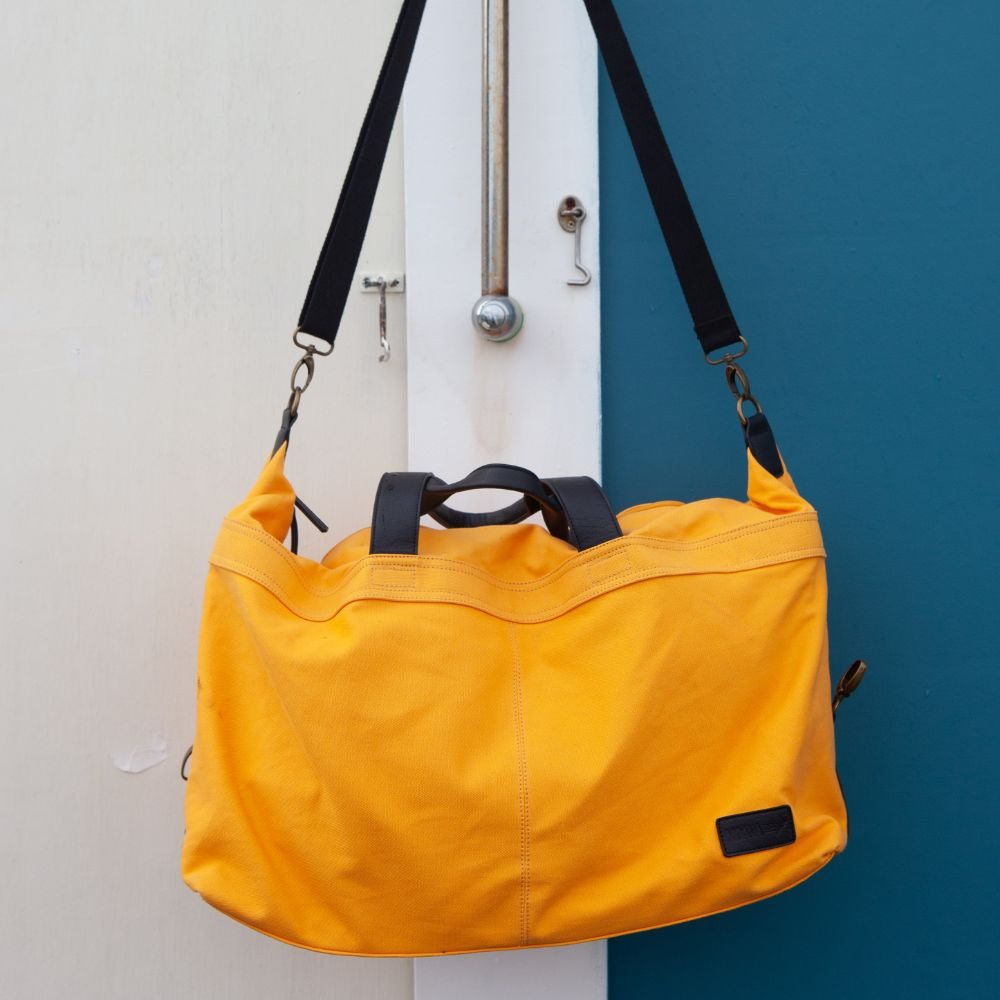 Moana Road Overnight Bag Glenorchy Mustard - Funky Gifts NZ