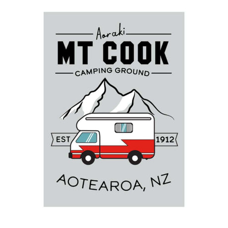 Moana Road -Mount Cook Tea Towel - Funky Gifts NZ