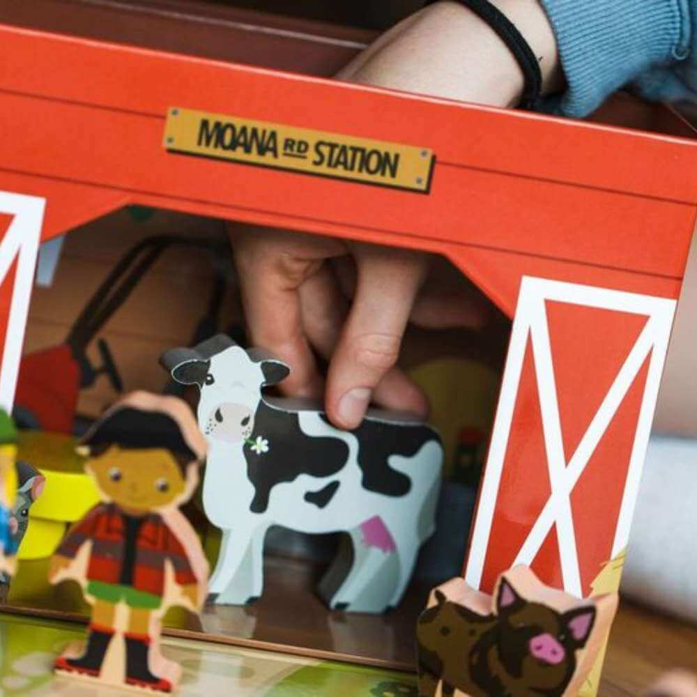 Moana Rd - Fold Out Farm Play Set - Funky Gifts NZ