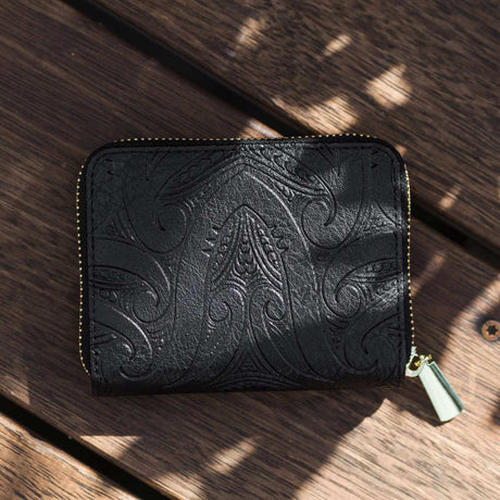 Moana Road Mission Bay Wallet - Miriama Grace-Smith Black - Funky Gifts NZ