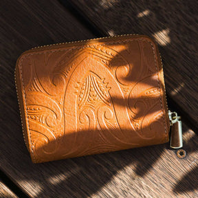 Moana Road Mission Bay Wallet - Miriama Grace-Smith Tan - Funky Gifts NZ