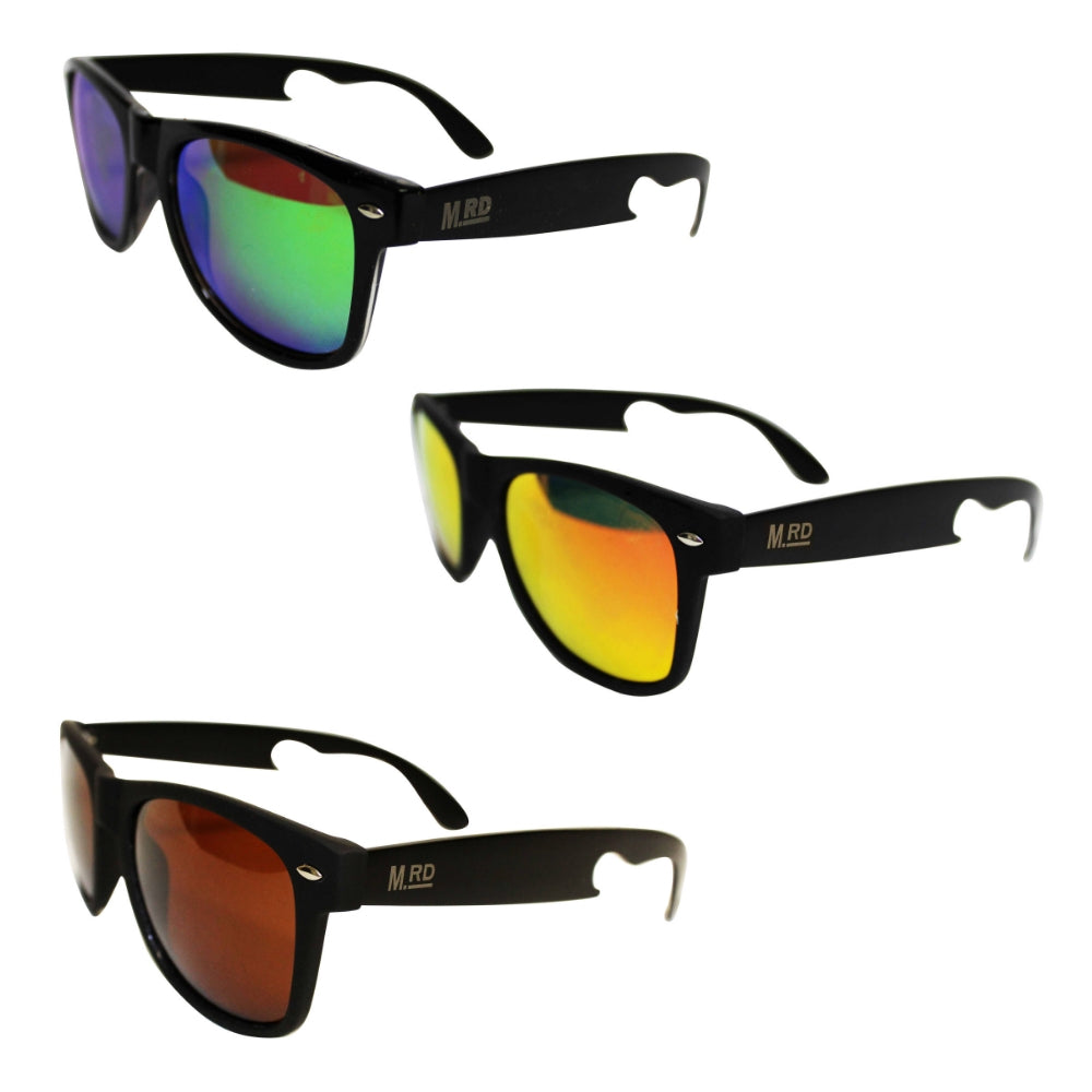 Moana Road Bottle Opening Sunnies Black Frames #451A - Funky Gifts NZ