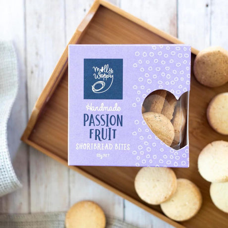 Passionfruit Shortbread Bites Box - Funky Gifts NZ