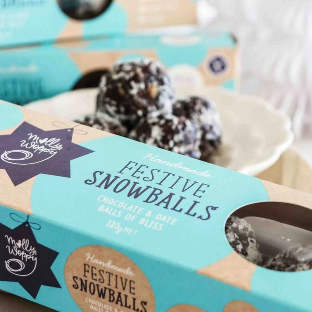 Molly Woppy Gluten Free Festive Snowballs - Funky Gifts NZ