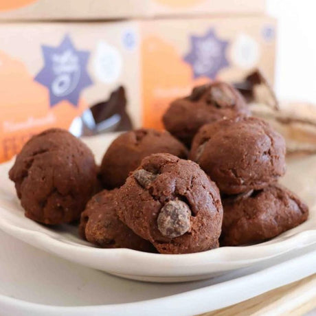 Molly Woppy Handmade Gluten Free Festive Cookies - Dark Choc & Ginger - Funky Gifts NZ