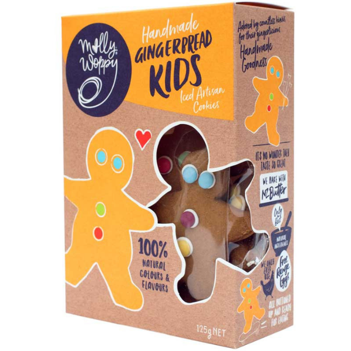 Molly Woppy Gingerbread Kids Box - Funky Gifts NZ
