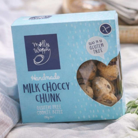 Gluten Free Cookie Bites - Milk Chocolate Chunks 130g - Funky Gifts NZ