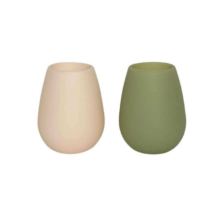 Fegg Silicone Unbreakable Glasses - Moss + Stone - Funky Gifts NZ