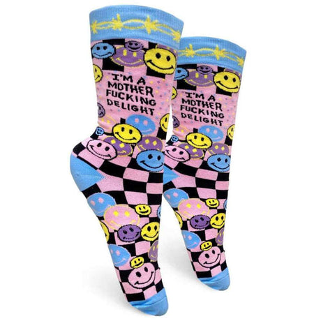 Mother Fucking Delight Women's Socks - Funky Gifts NZ