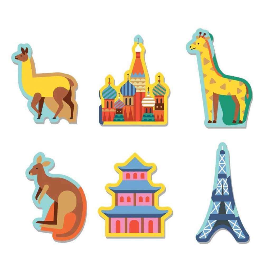 Animals Of The World Puzzle - Funky Gifts NZ