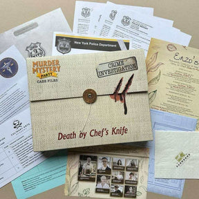 Murder Mystery Party: Case Files Chefs Knife - Funky Gifts NZ