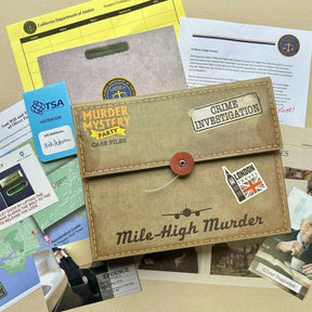 Murder Mystery Party: Case Files Mile High Murder - Funky Gifts NZ
