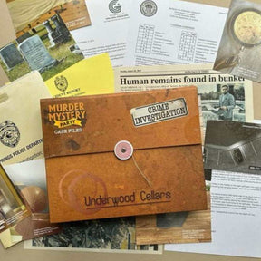 Murder Mystery Party: Case Files Underwood Cellars - Funky Gifts NZ