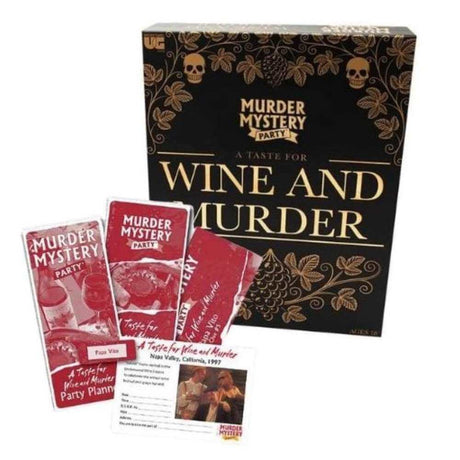 Murder Mystery Party Game - Wine and Murder - Funky Gifts NZ