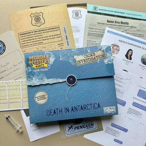 Murder Mystery Party: Case Files Death in Antarctica - Funky Gifts NZ