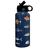 Moana Road NZ Fishing Club 1L Drinking Bottle - Funky Gifts NZ