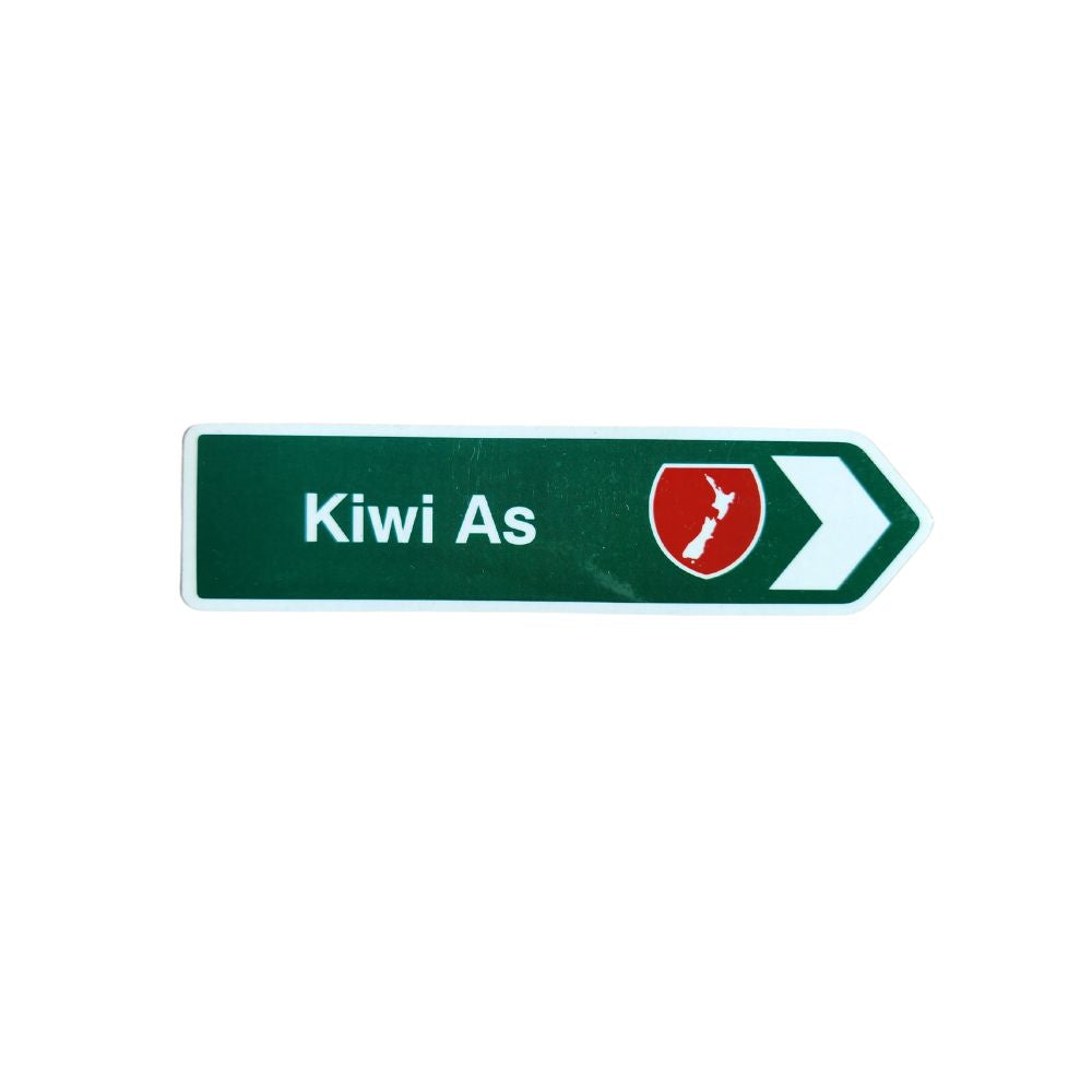 NZ Road Sign Magnet - Kiwi As - Funky Gifts NZ