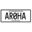 Number Plate Magnet - Aroha - Funky Gifts NZ