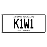 Number Plate Magnet - Kiwi - Funky Gifts NZ