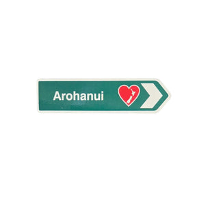 NZ Road Sign Magnet - Arohanui - Funky Gifts NZ
