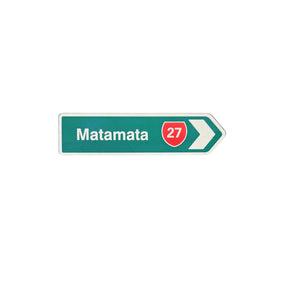 NZ Road Sign Magnet - Matamata - Funky Gifts NZ