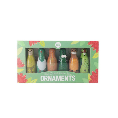 Box of Native Bird Ornament Decoration - Funky Gifts NZ