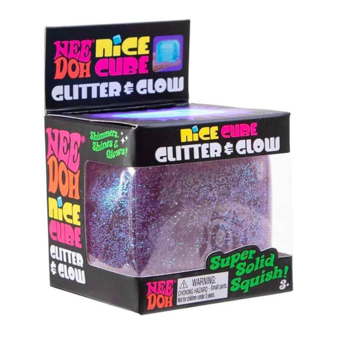 NeeDoh - Nice Cube Glitter & Glow *PRE ORDER - Funky Gifts NZ