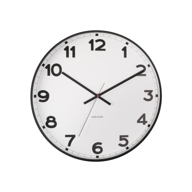 Karlsson Wall Clock New Classic - Medium White - Funky Gifts NZ