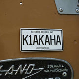 Number Plate Magnet - Kia Kaha - Funky Gifts NZ