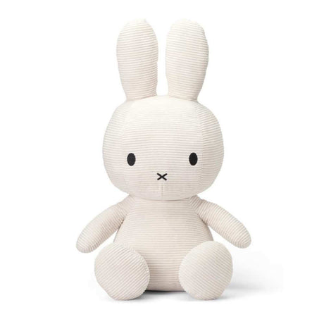 Miffy Eco Corduroy Off White 50cm - Funky Gifts NZ
