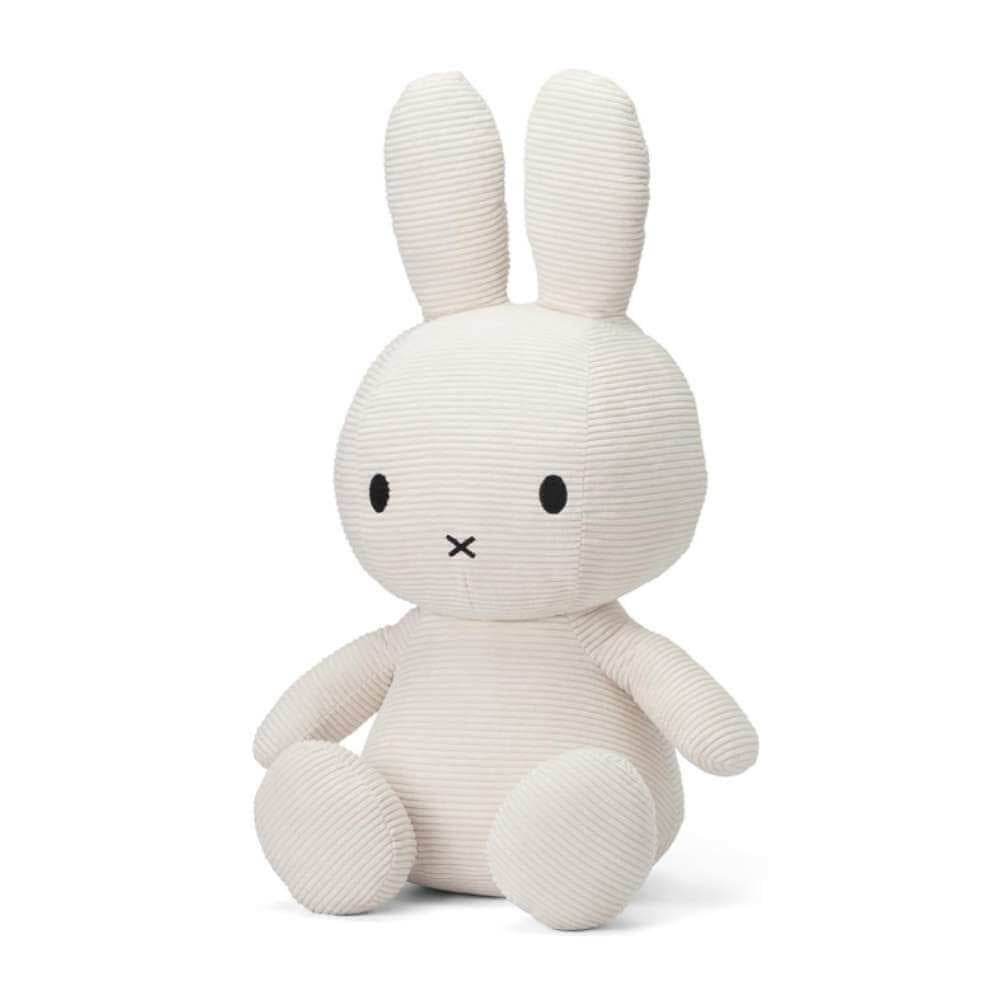 Miffy Eco Corduroy Off White 50cm - Funky Gifts NZ