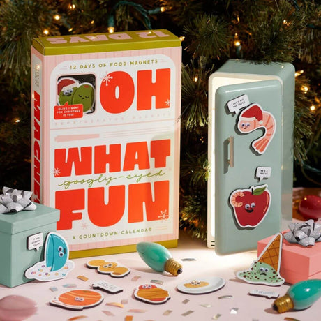 Oh What Googly-Eyed Fun Magnet Countdown Calendar - Funky Gifts NZ