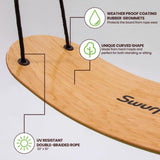 Original Wooden Swurfer - Surfer Swing - Funky Gifts NZ