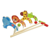 Wooden Outdoor Game Animal Kids Croquet - Funky Gifts NZ