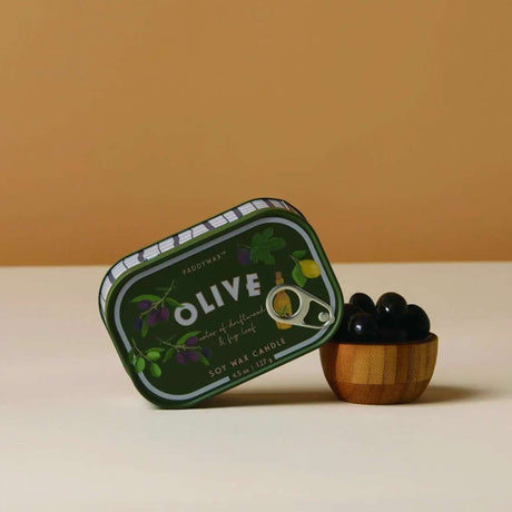 Paddywax Bistro Tin Candle - Fig & Olive - Funky Gifts NZ