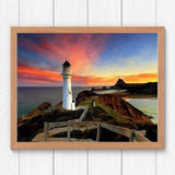 Paint By Numbers - Castlepoint Lighthouse - Funky Gifts NZ