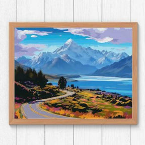 Paint By Numbers - Mount Cook - Funky Gifts NZ