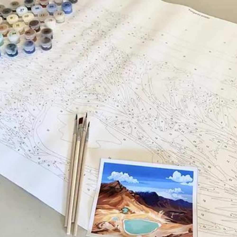 Paint By Numbers - Castlepoint Lighthouse - Funky Gifts NZ