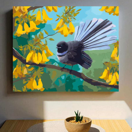 Paint By Numbers - Fantail - Funky Gifts NZ