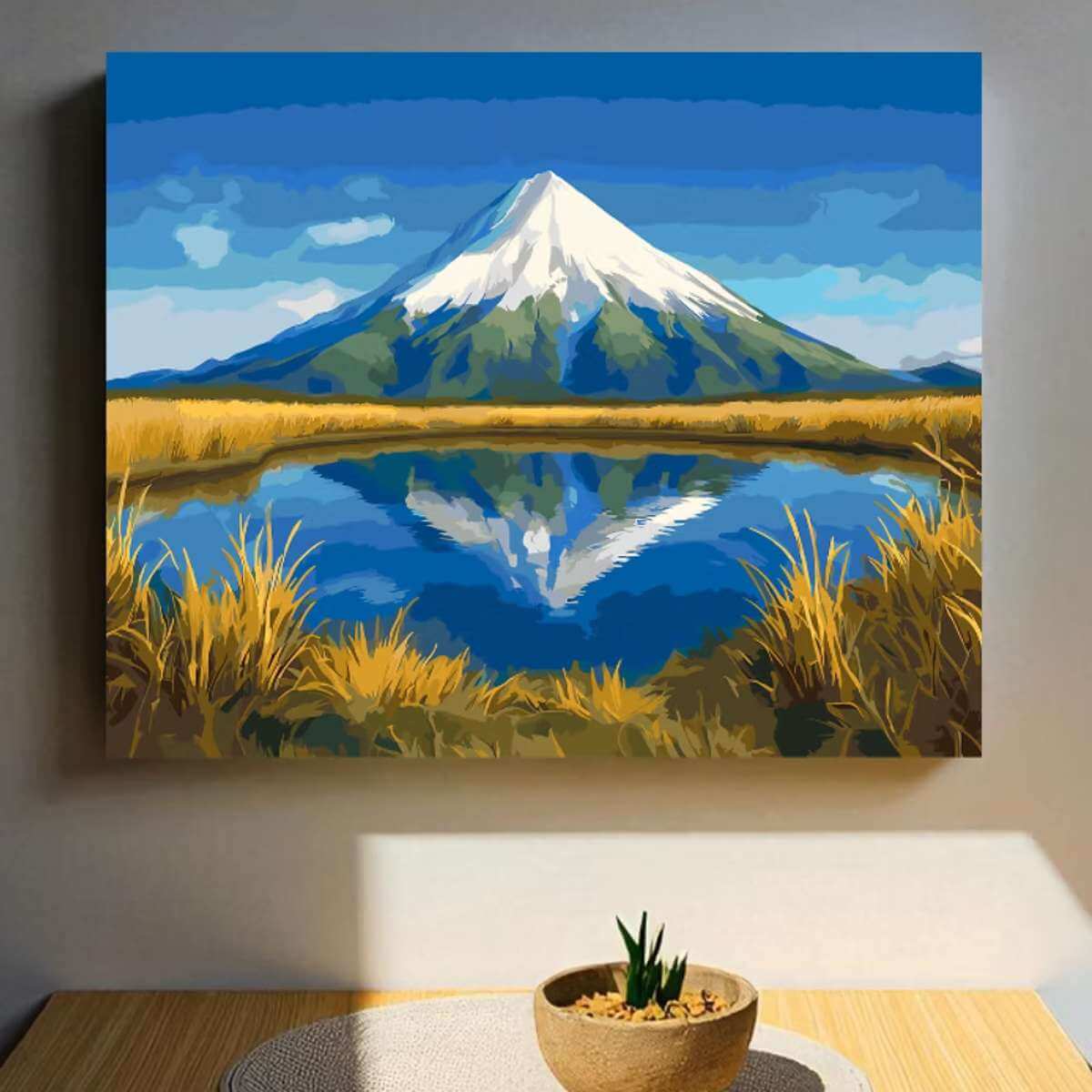 Paint By Numbers - Mount Taranaki - Funky Gifts NZ