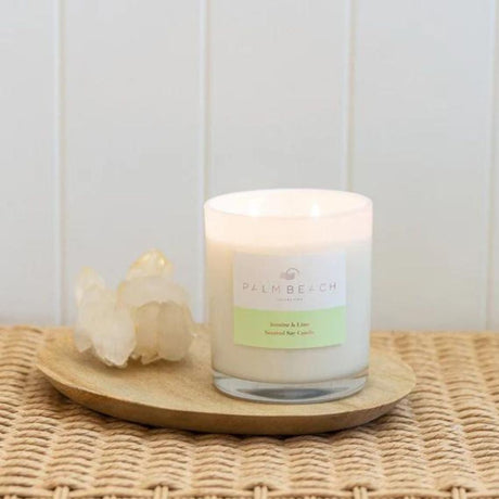 Palm Beach Collection Medium Candle - Jasmine & Lime - Funky Gifts NZ