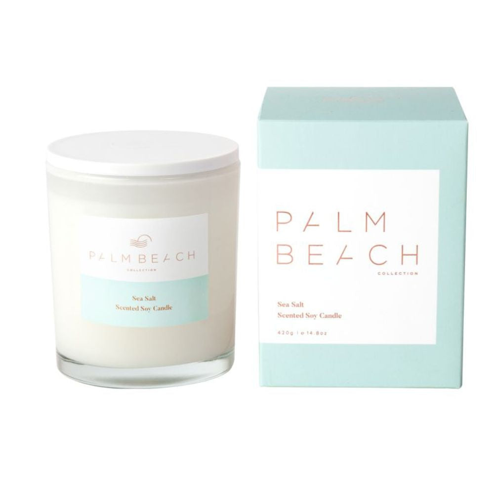 Palm Beach Collection Medium Candle - Sea Salt - Funky Gifts NZ