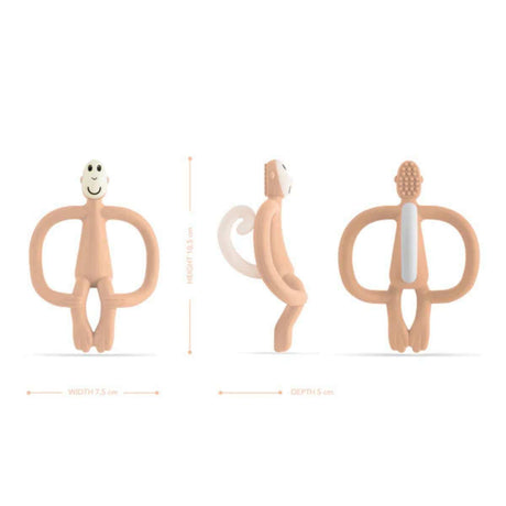 Matchstick Monkey Teething Toy - Peach - Funky Gifts NZ